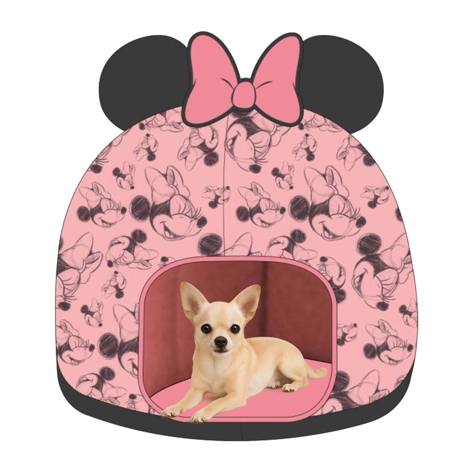 Cueva cama para perros diseño minnie