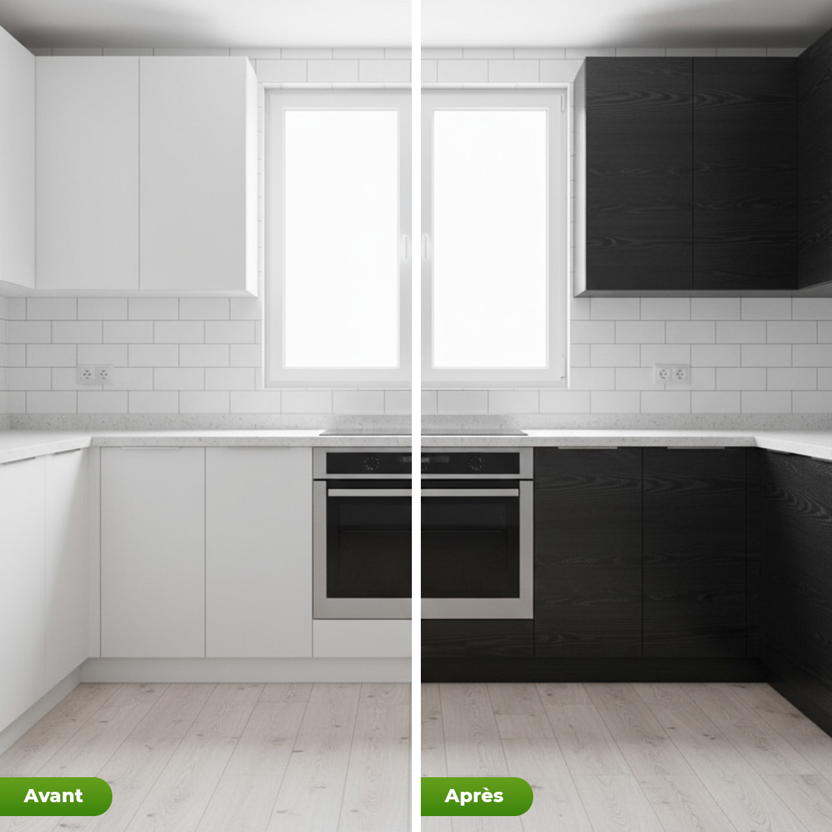 Rouleau adhésif protecteur effet bois noir au mètre - Autocollants Revêtement Adhésif Cuisine Meubles Salle de bain