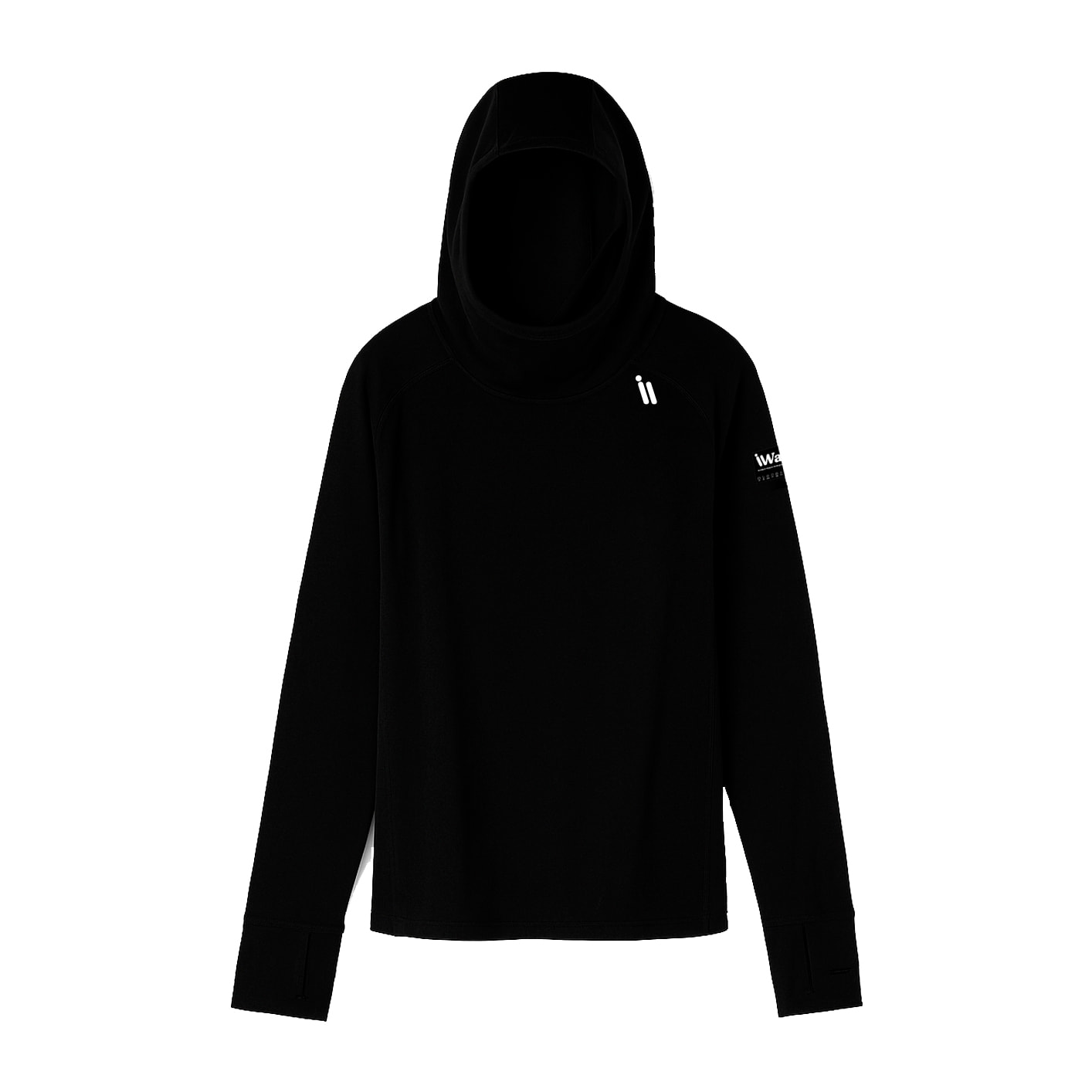 Felpa iwalk EcoRun Tech nera