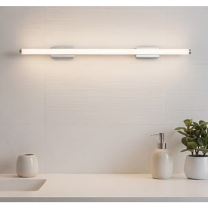 LEDS C4 Baño IP44 Toilet Slim 1232mm LED 43.6 Blanco cálido - 3000K ON-OFF Cromo 3472lm