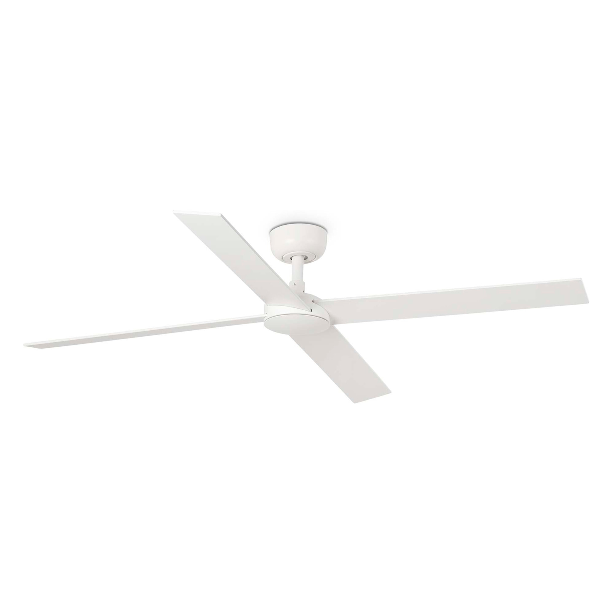 RUDDER L 4 Ventilatore a soffitto bianco/frassino TUYA