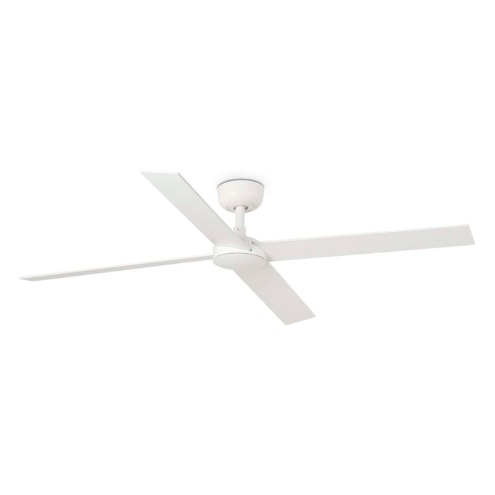 RUDDER L 4 Ventilatore a soffitto bianco/frassino TUYA