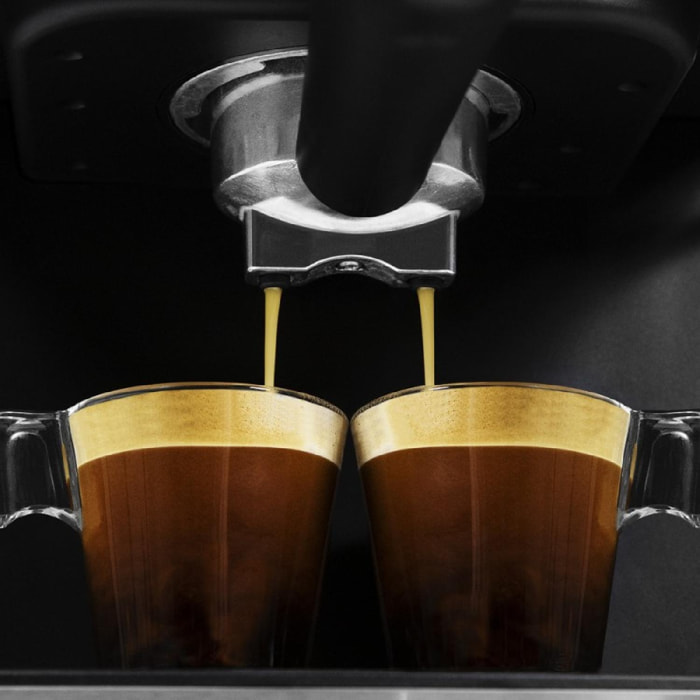 Cafetera express Power Espresso 20 Matic. 850 W, 20 Bares, 1,5L, Brazo Doble Sal