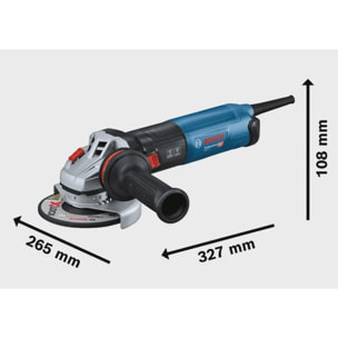 Meuleuse angulaire 1700W GWS 17-125 PS - BOSCH - 06017D1300