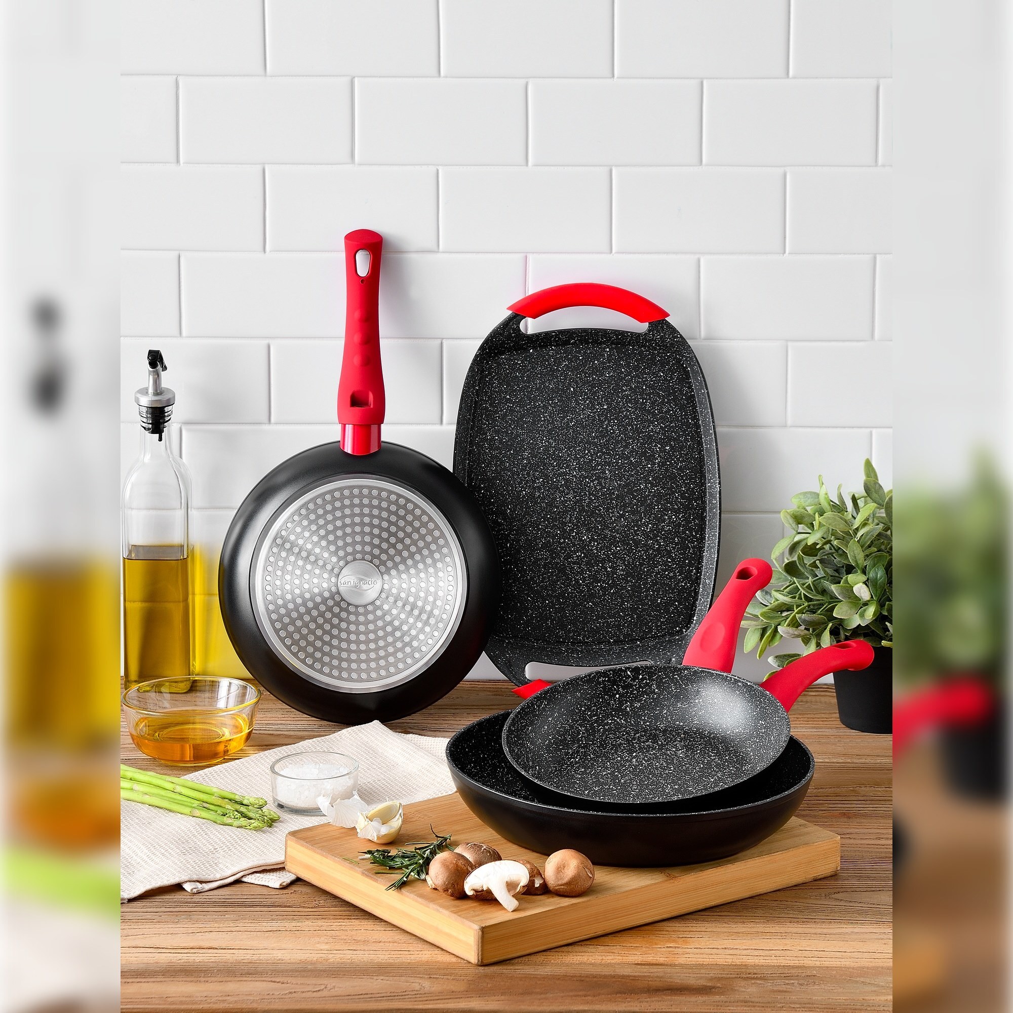 Wok 26cm al, revestimiento marble, Toledo de San Ignacio