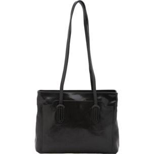 Borsa a spalla da donna - Modello Iduna Lux - Vera pelle - 35.0 x 26.0 x 12.0 cm