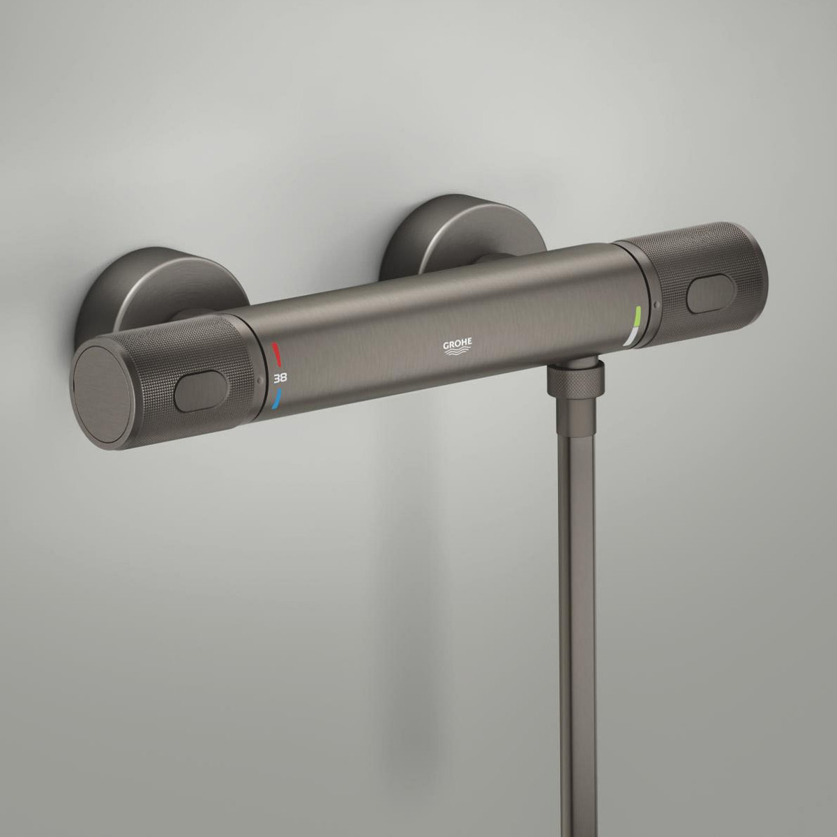 Mitigeur thermostatique Douche - Hard Graphite brossé