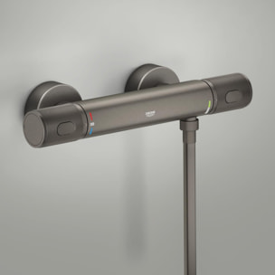 Mitigeur thermostatique Douche - Hard Graphite brossé