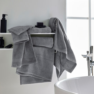 Drap de bain uni ESSENTIAL gris