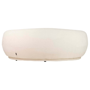 Sofa Boucle Beige Luna 191x93x73 Cm
