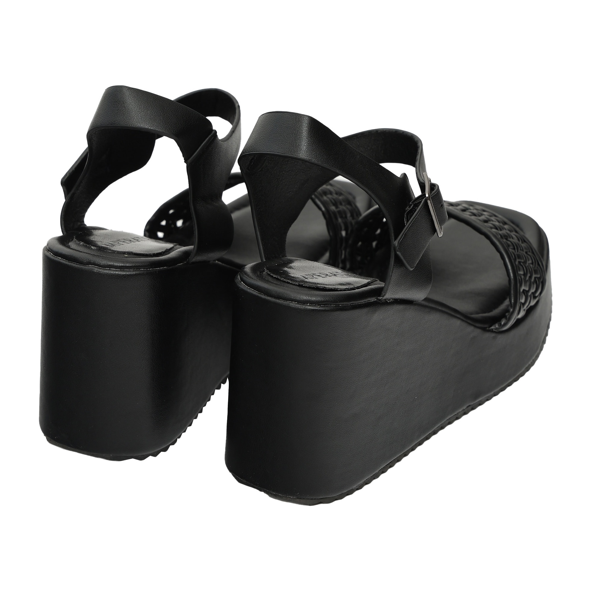 Sandali zeppa - tacco 9,50 cm - plateaux 3,0 cm