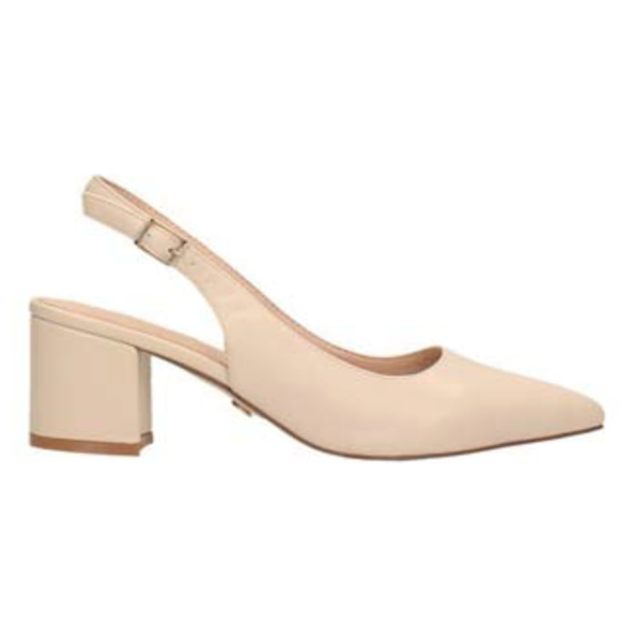 Décolleté sling back Donna Tata Italia Bianco