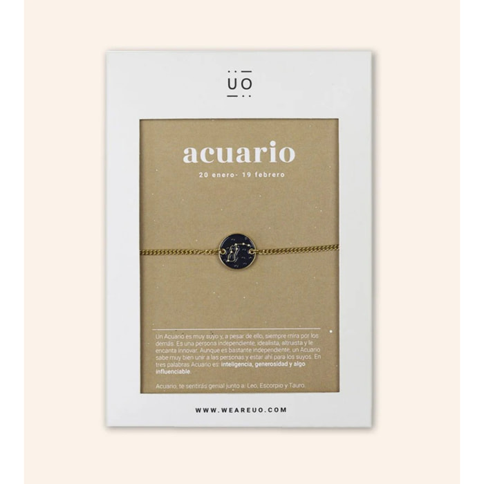 Pulsera Charm "Acuario"