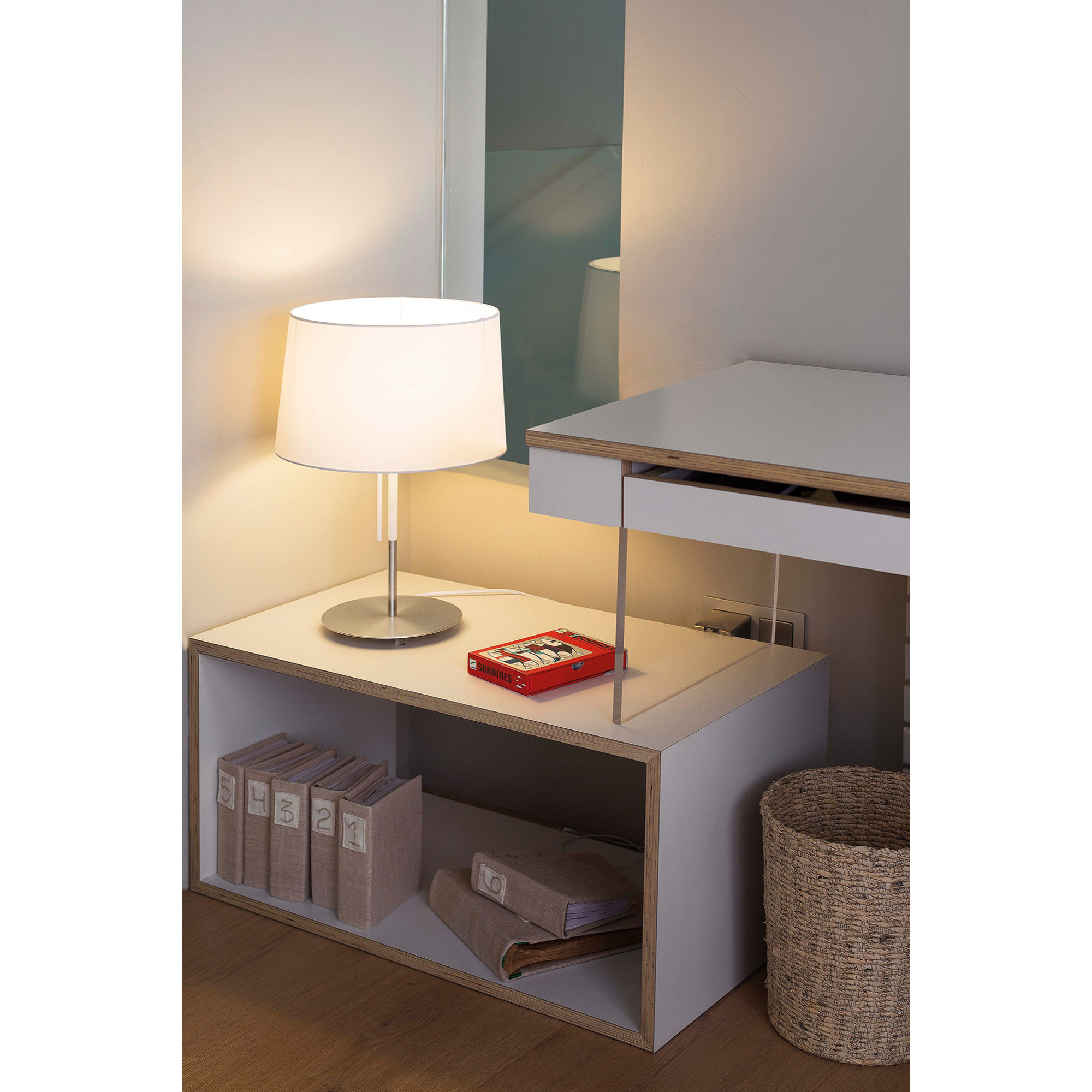 VOLTA Lampe de table blanche