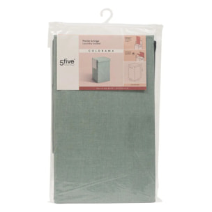 Corbeille à linge Colorama rectangulaire pliable 74L vert céladon