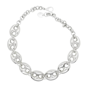 Collar calabrote plata 7-10 micras