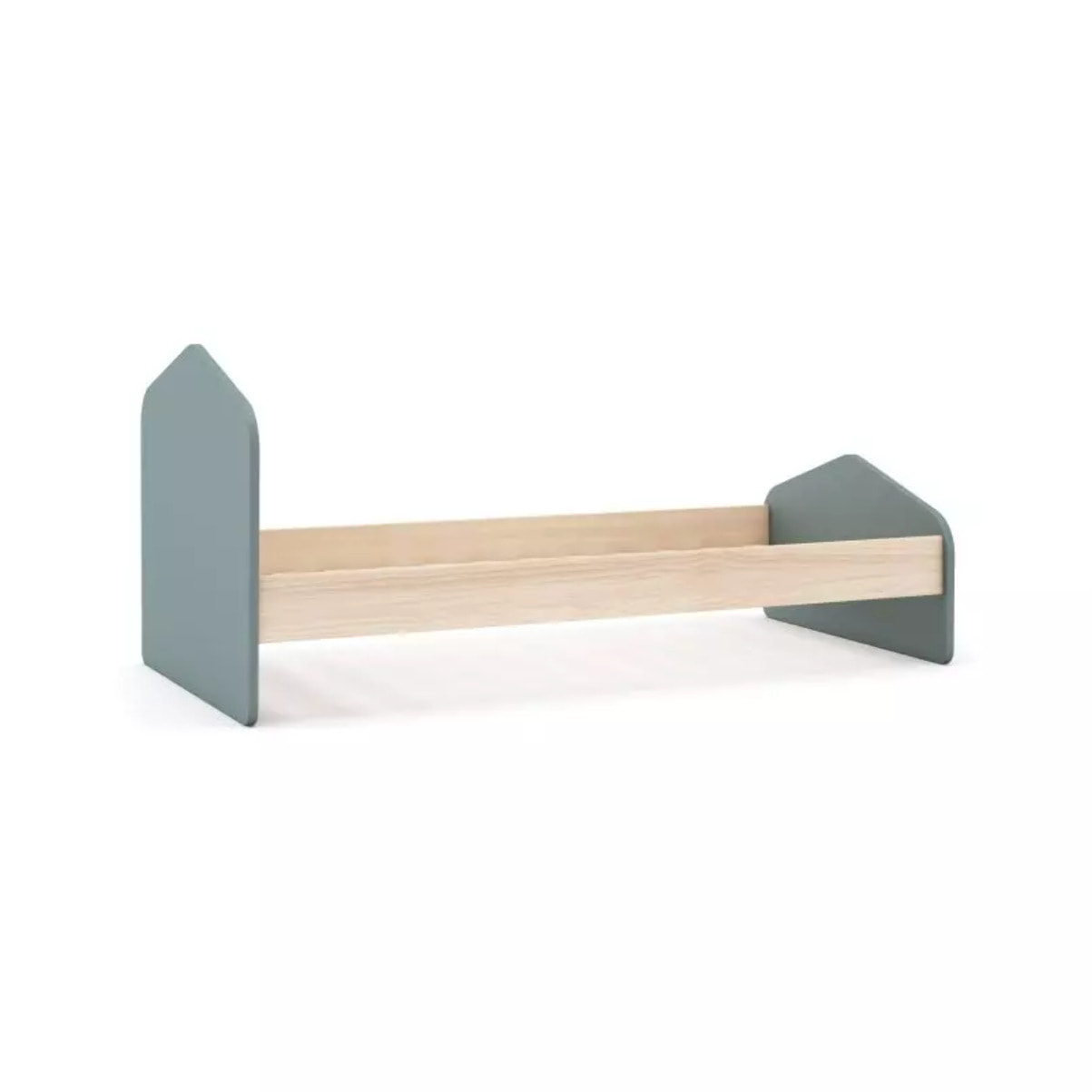 Cama juvenil Misty Cloud Verde Salvia - Oak Soft