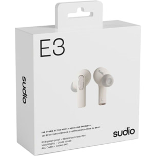 Ecouteurs SUDIO E3 Blanc