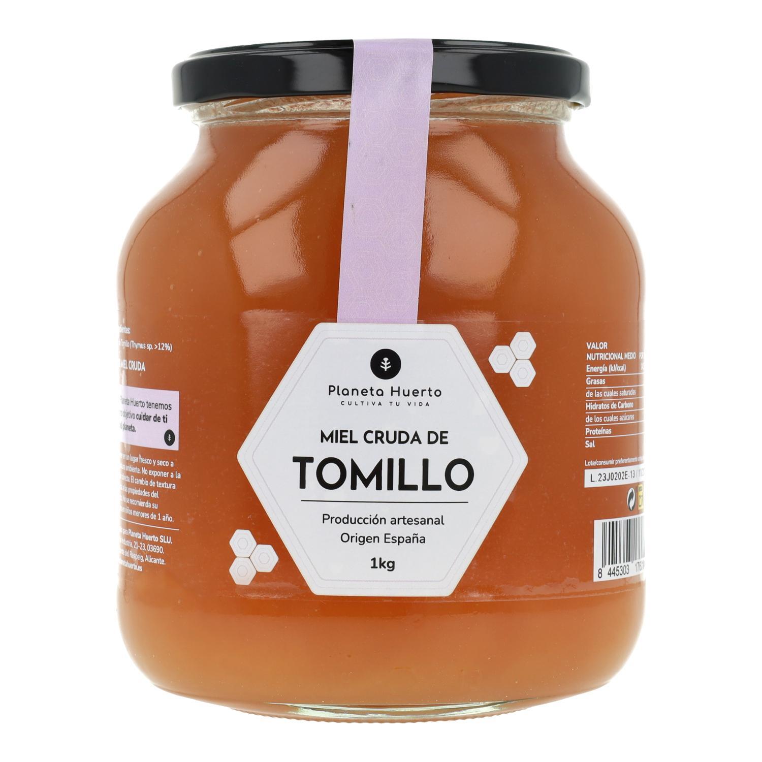 Miel Cruda de Tomillo Planeta Huerto 1 Kg