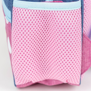 Mochila infantil escolar minnie, unisex niños, rosa, pequeña