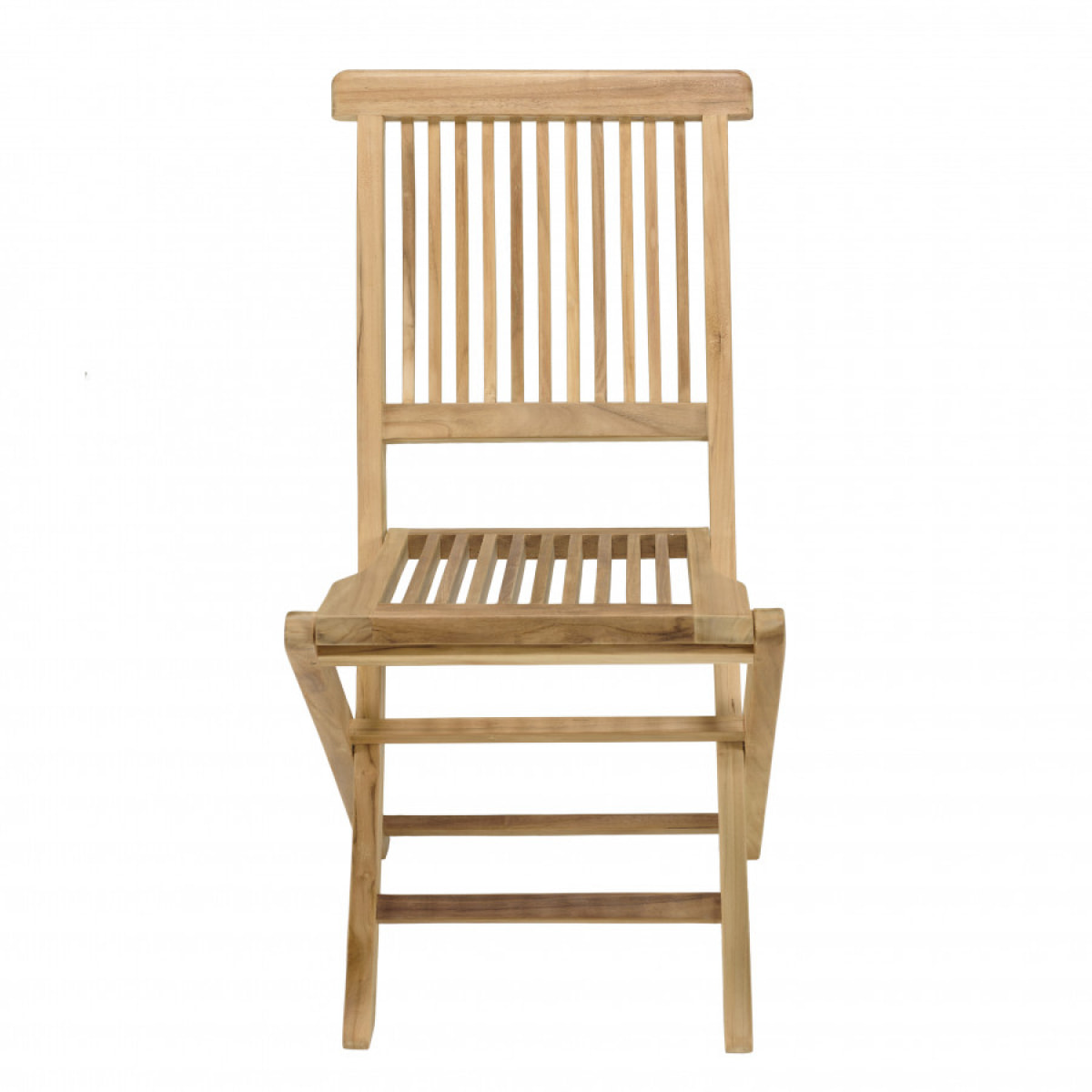 HARRIS - Ensemble de 2 chaises de jardin Java en bois Teck