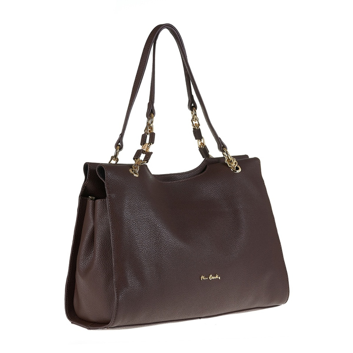 Borsa a spalla da donna Made in Italy - Modello Zelia Elite - 100% pelle - 38.0 x 26.5 x 12.0 cm