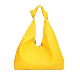 Borsa a spalla da donna In Vera pelle Made in Italy 40x42x2 cm