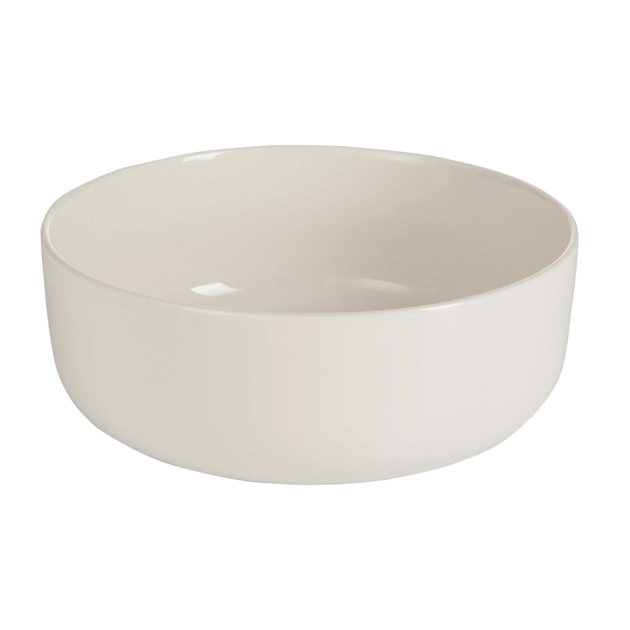 J-Line bol Rand - porcelaine - blanc