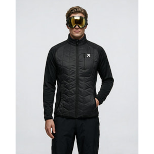 Chaqueta híbrida aislante para hombre KUSTOM MOTUS Hybrid Insulated - Negro