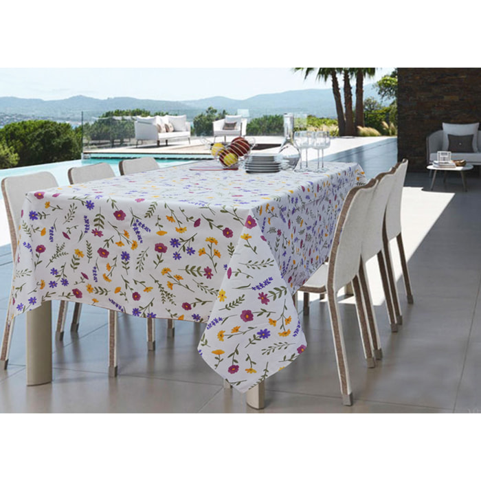 Tovaglia Cucina In 100% Cotone Made In Italy Disegno Susy 140x300