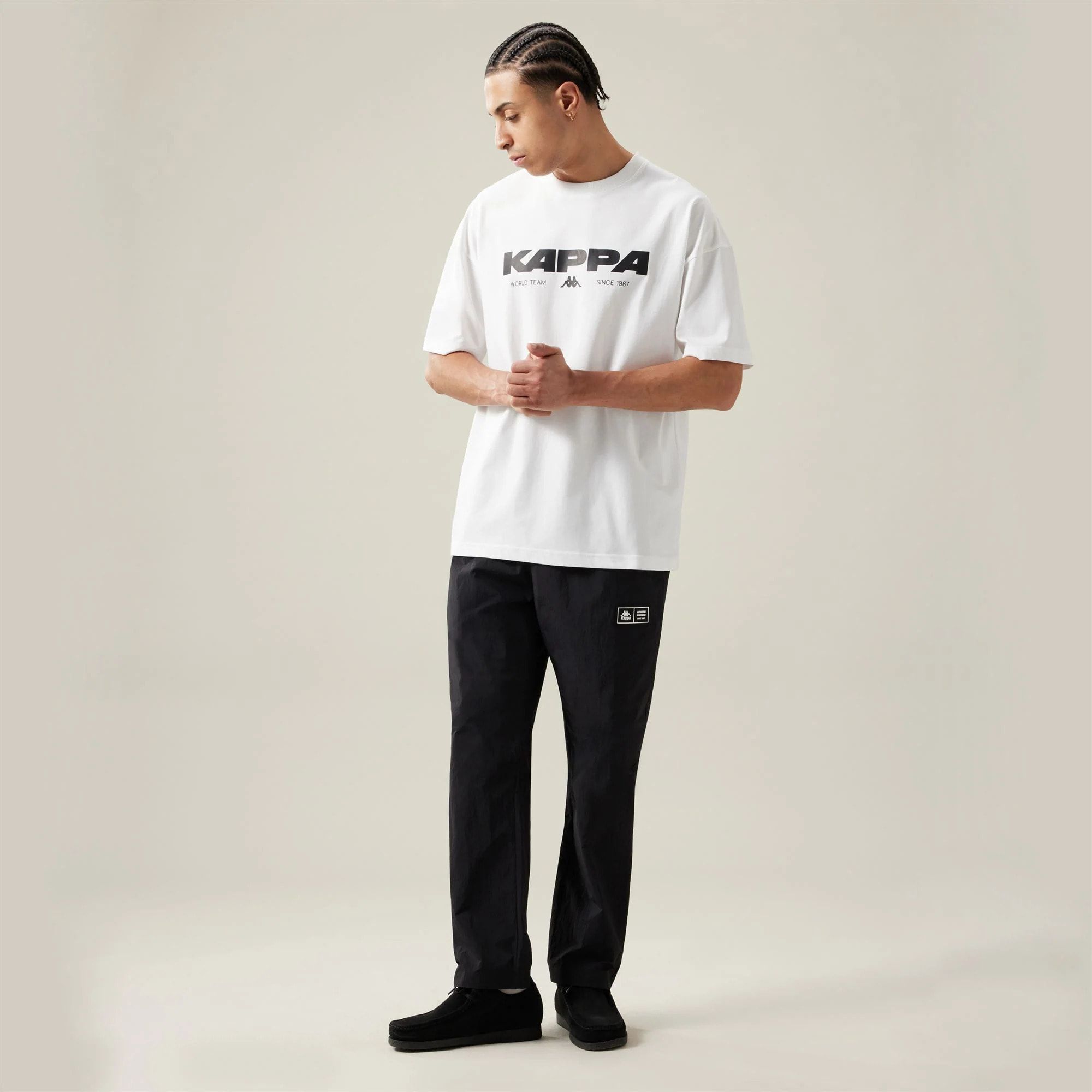 Kappa - T-Shirts & Top Uomo Bianco - Authentic Nhisso