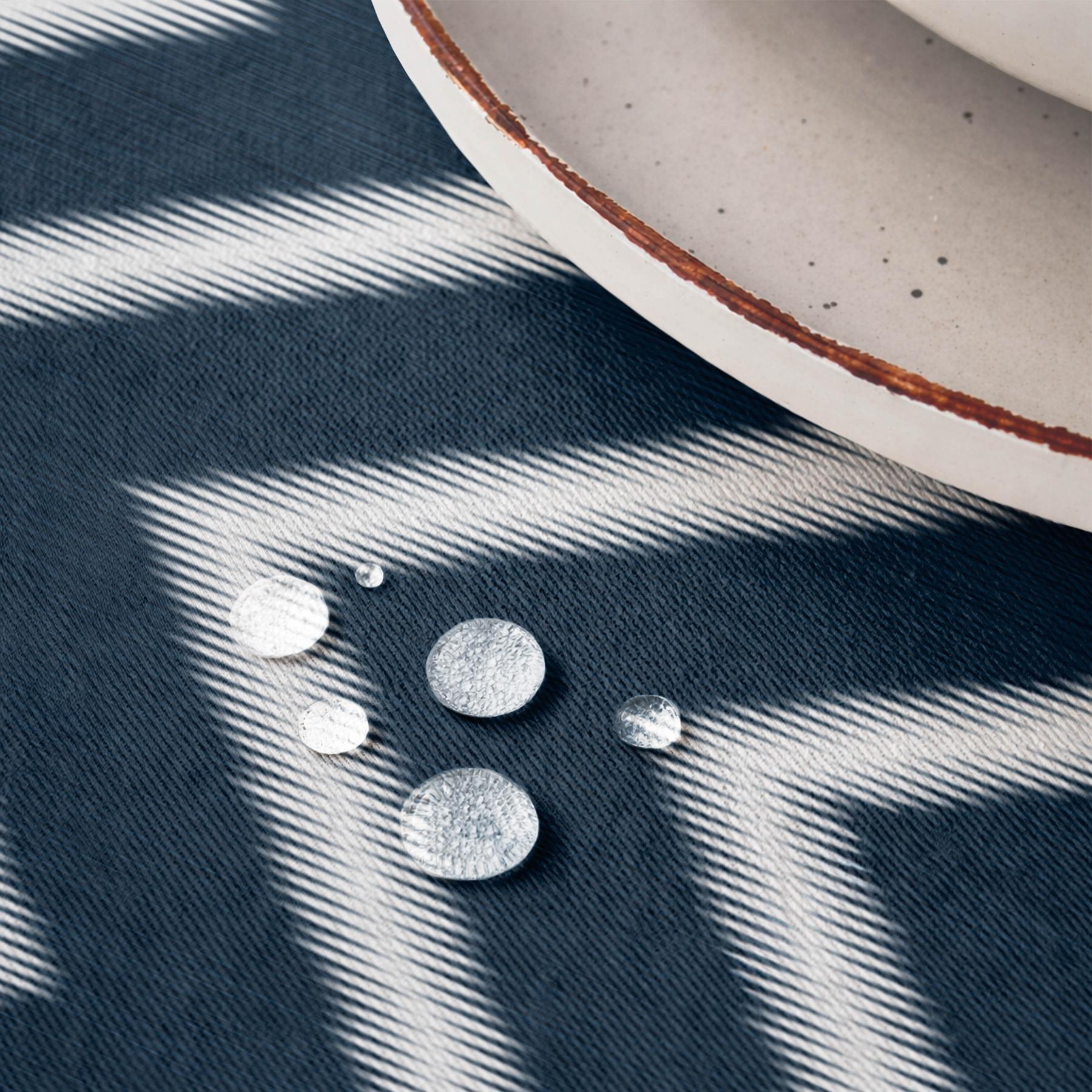 Mantel antimanchas ABEL AZUL - 100% algodón