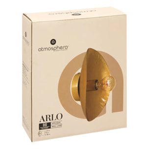 Applique murale Arlo doré 23x9cm