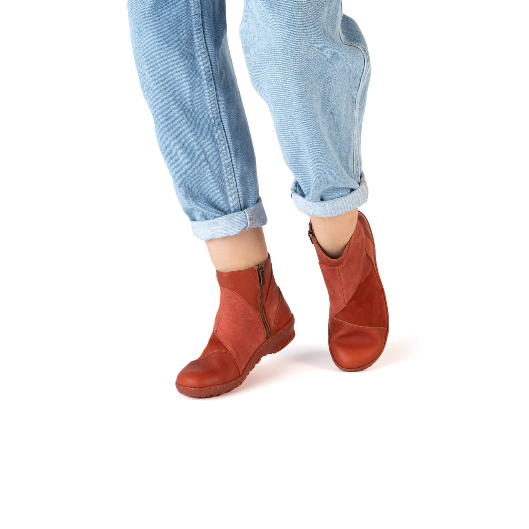 Botines 1434 MULTI LEATHER CORAL/ ANTIBES color Coral