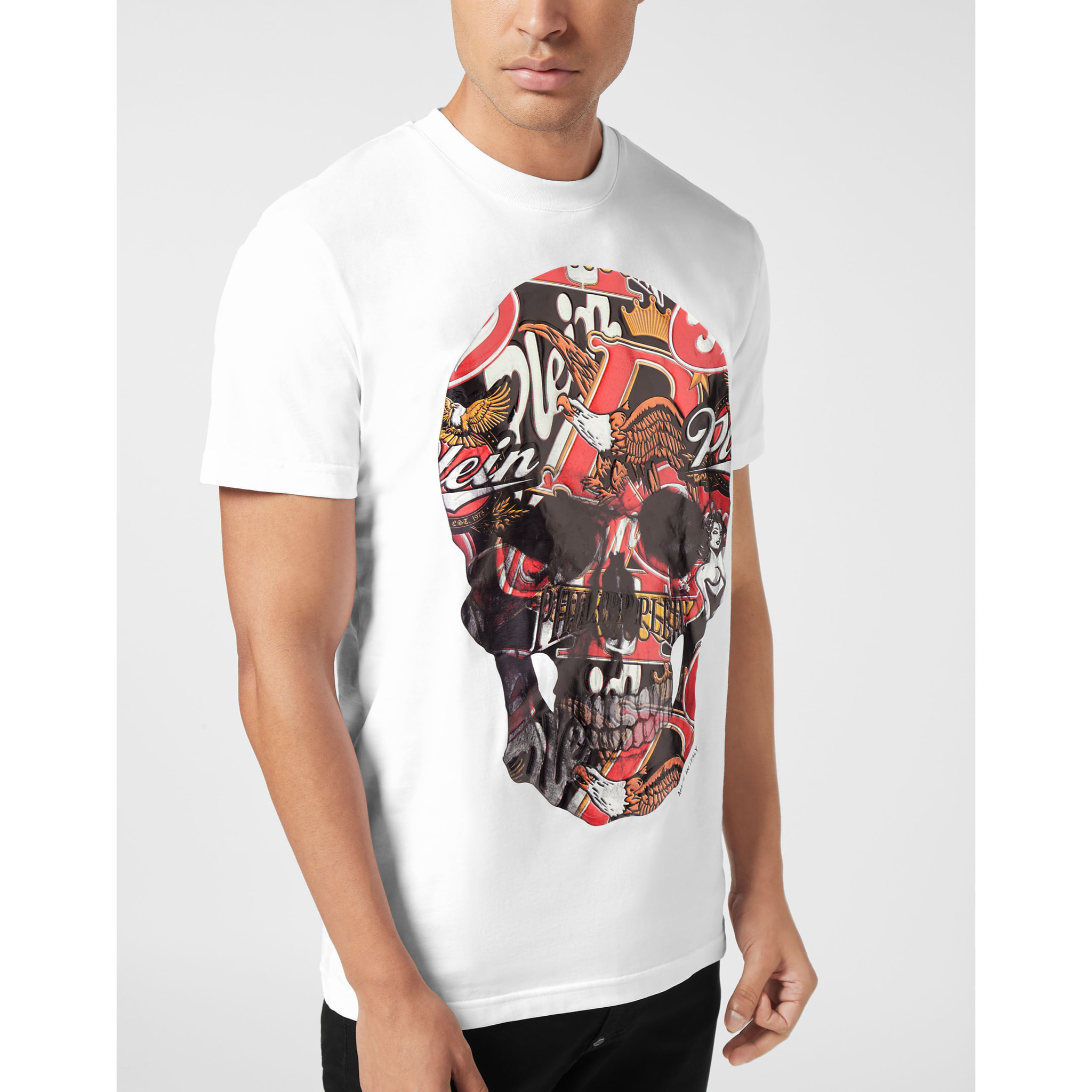 PHILIPP PLEIN Maglietta girocollo Ss SKULL