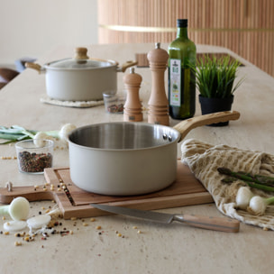 Batterie de cuisine 5 pièces en acier inoxydable - tous feux EASYNOX