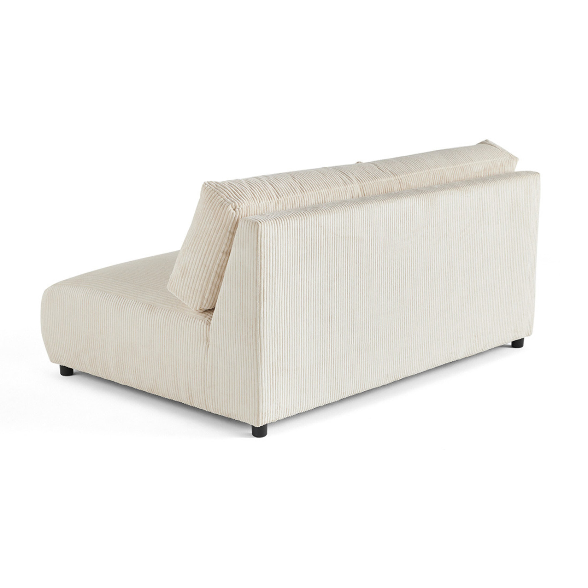 Garance - module d'assise 3 places - en velours côtelé - Beige