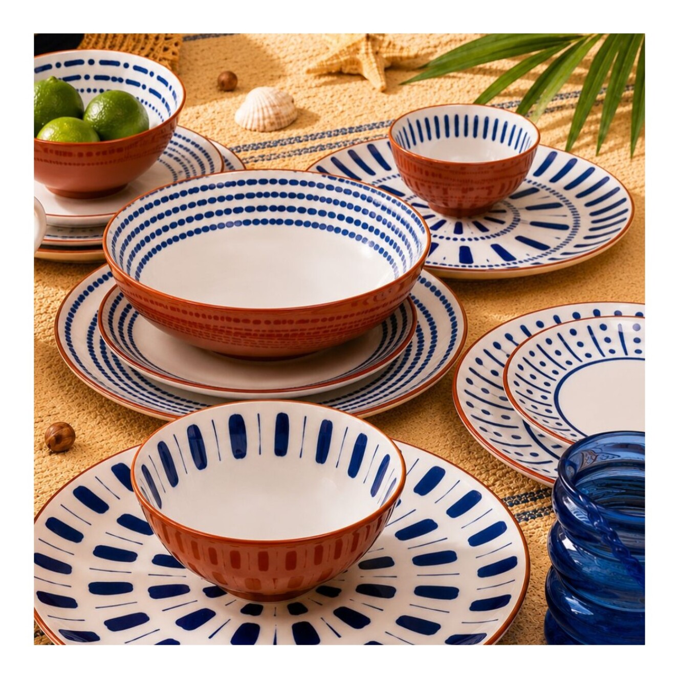 Lot de 6 petits bols, SANTORIN