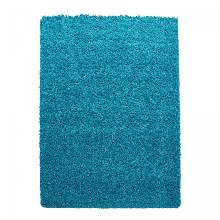 Tapis poils longs shaggy tissé motif uni ZASIVE