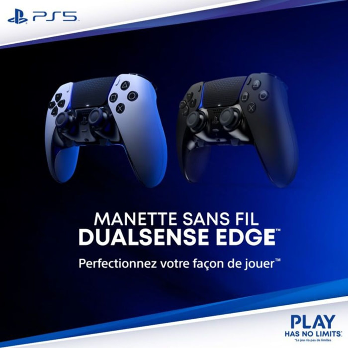 Manette SONY Dualsence Edge PS5 Midnight noir