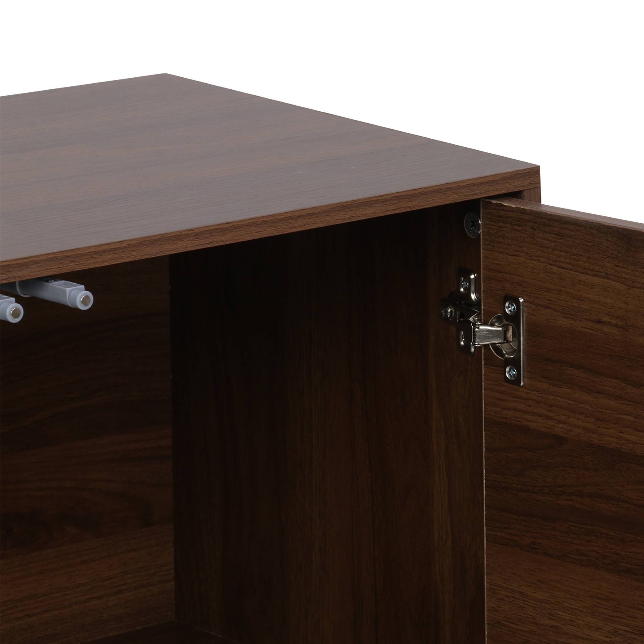 Module de rangement décor bois 2 portes 70cm KOMPO