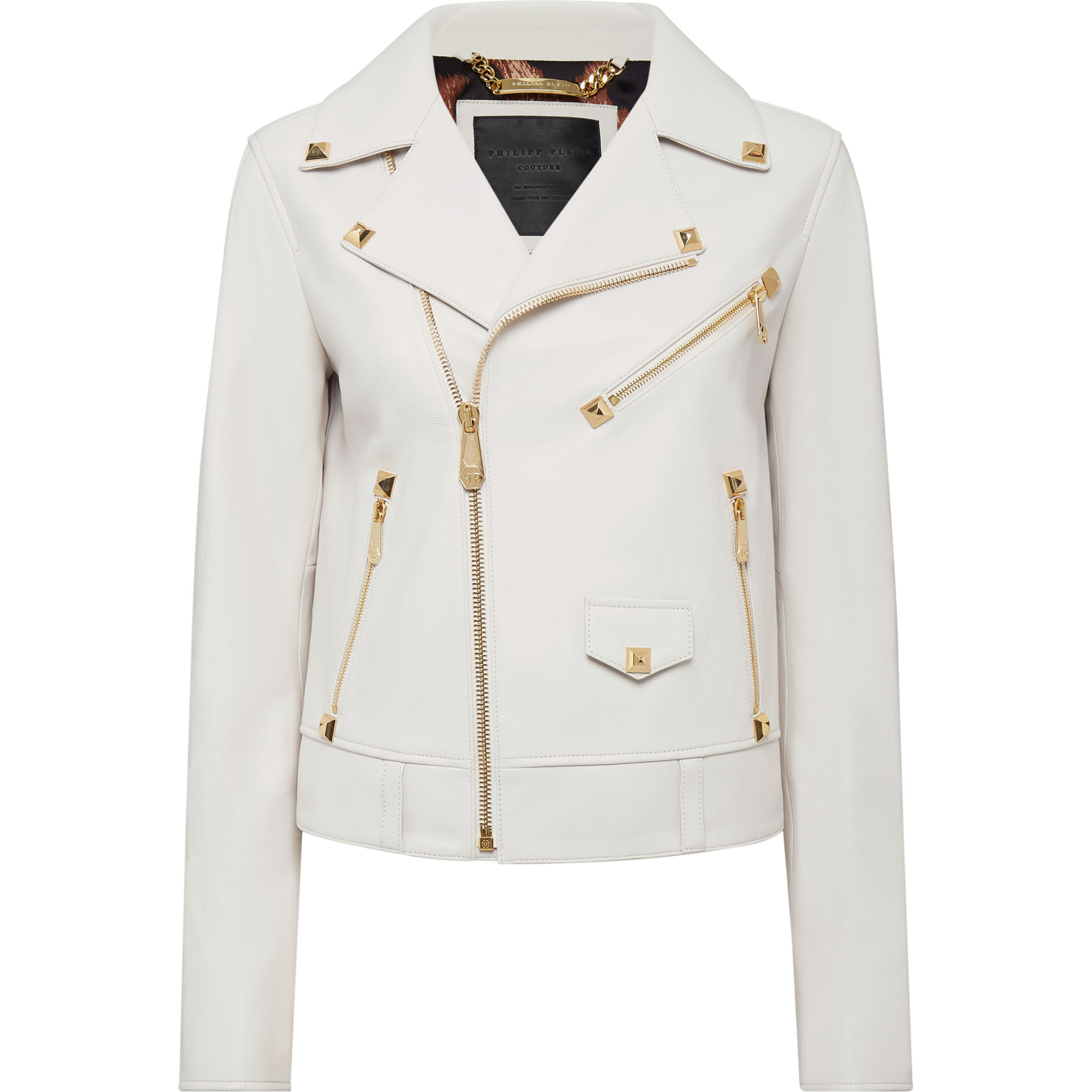 PHILIPP PLEIN Biker de cuero