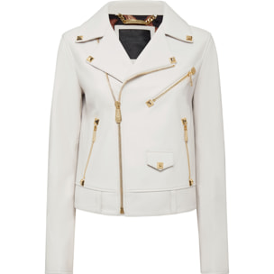 PHILIPP PLEIN Biker de cuero