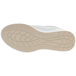 Armata di Mare Scarpe Donna Sneakers Casual Zip Laterale con Soletta in Memory Foam AMD S51H40 White Gold