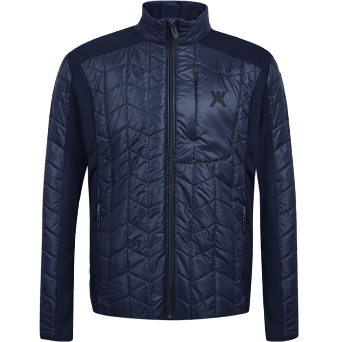 Chaqueta híbrida aislante para hombre KUSTOM MOTUS Hybrid Insulated - Azul marino