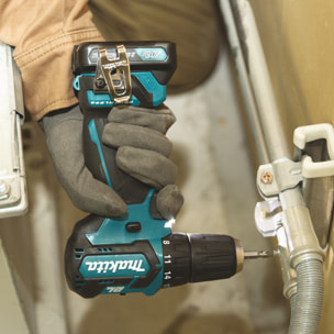 Taladro atornillador 12 V CXT Li-Ion 4 Ah Ø 10 mm MAKITA - 2 baterías, cargador, caja - DF332DSMJ