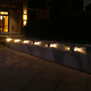 Lot de 4 lampes murales solaires TWILY H6,3cm