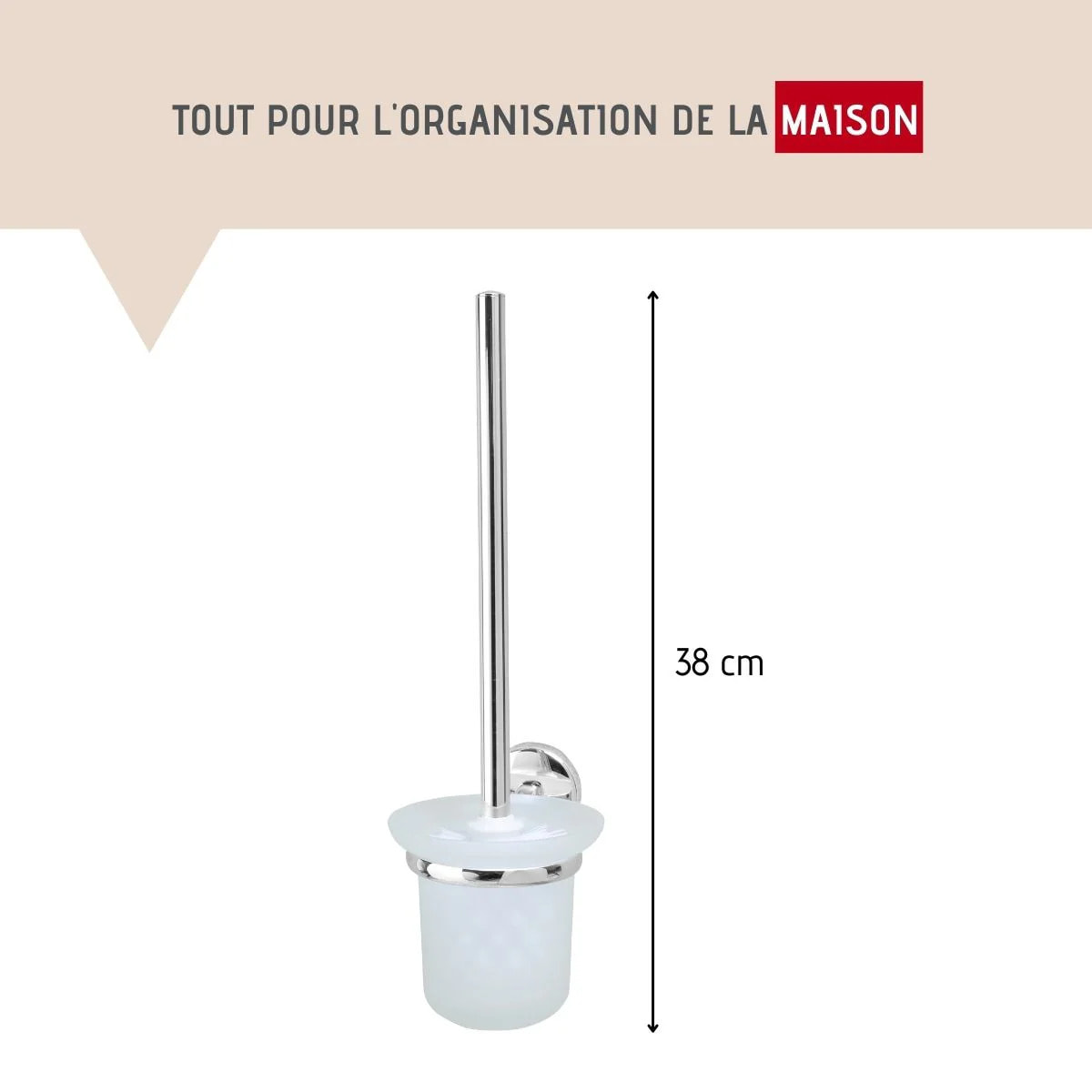 Brosse de toilette murale Fackelmann Vision