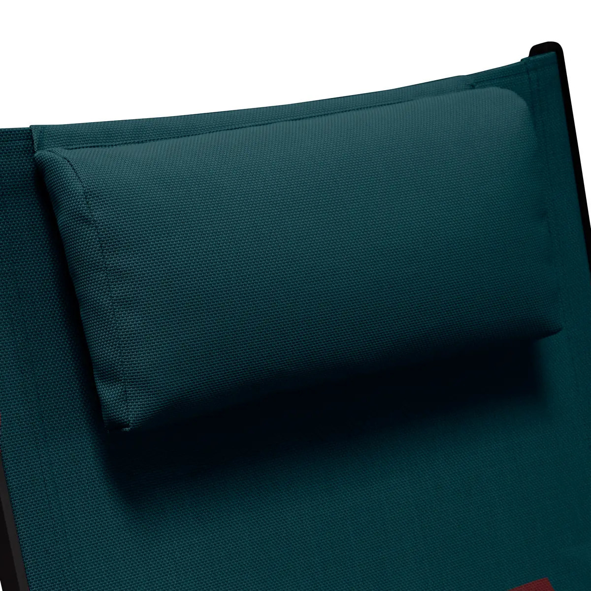 Appui-tête "Adaptia" bleu canard 40x22x6cm en texaline