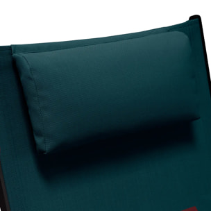 Appui-tête "Adaptia" bleu canard 40x22x6cm en texaline